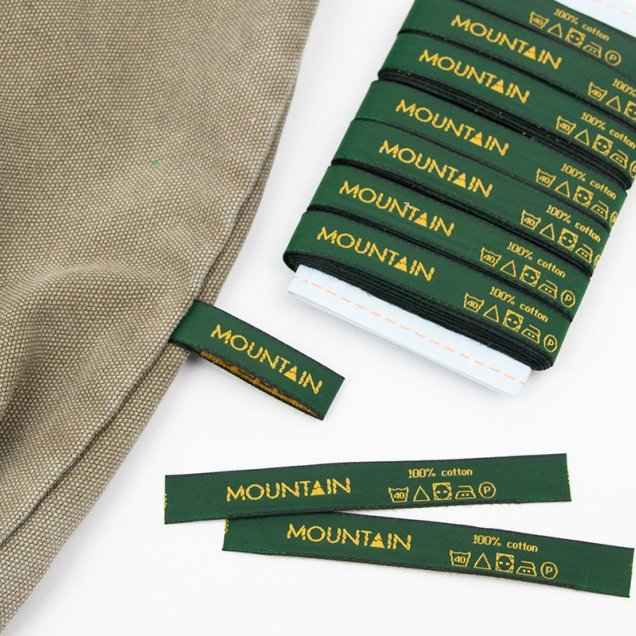 Clothing label with your own custom logo